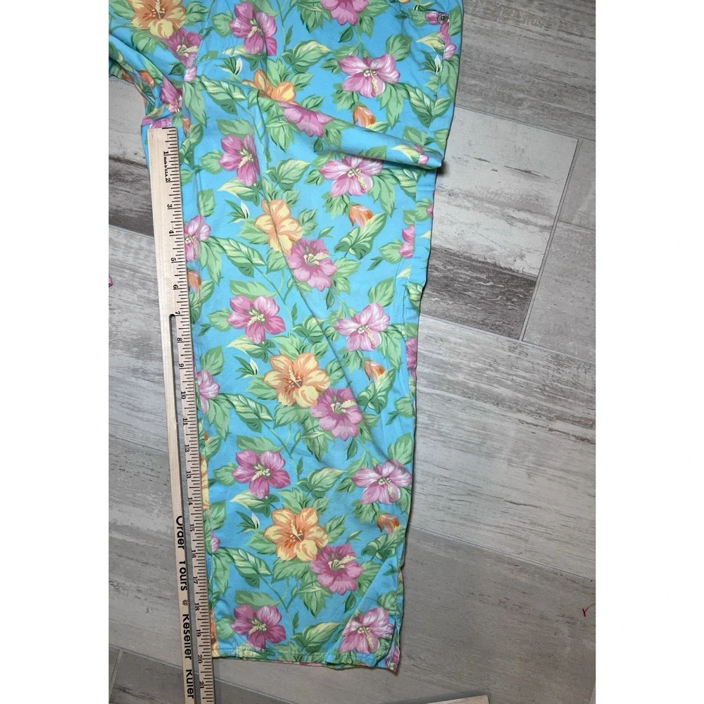 RALPH LAUREN (8) LRL Women Capris Floral-Resortwear-Summer-Hawaiian-Cruise-Party
